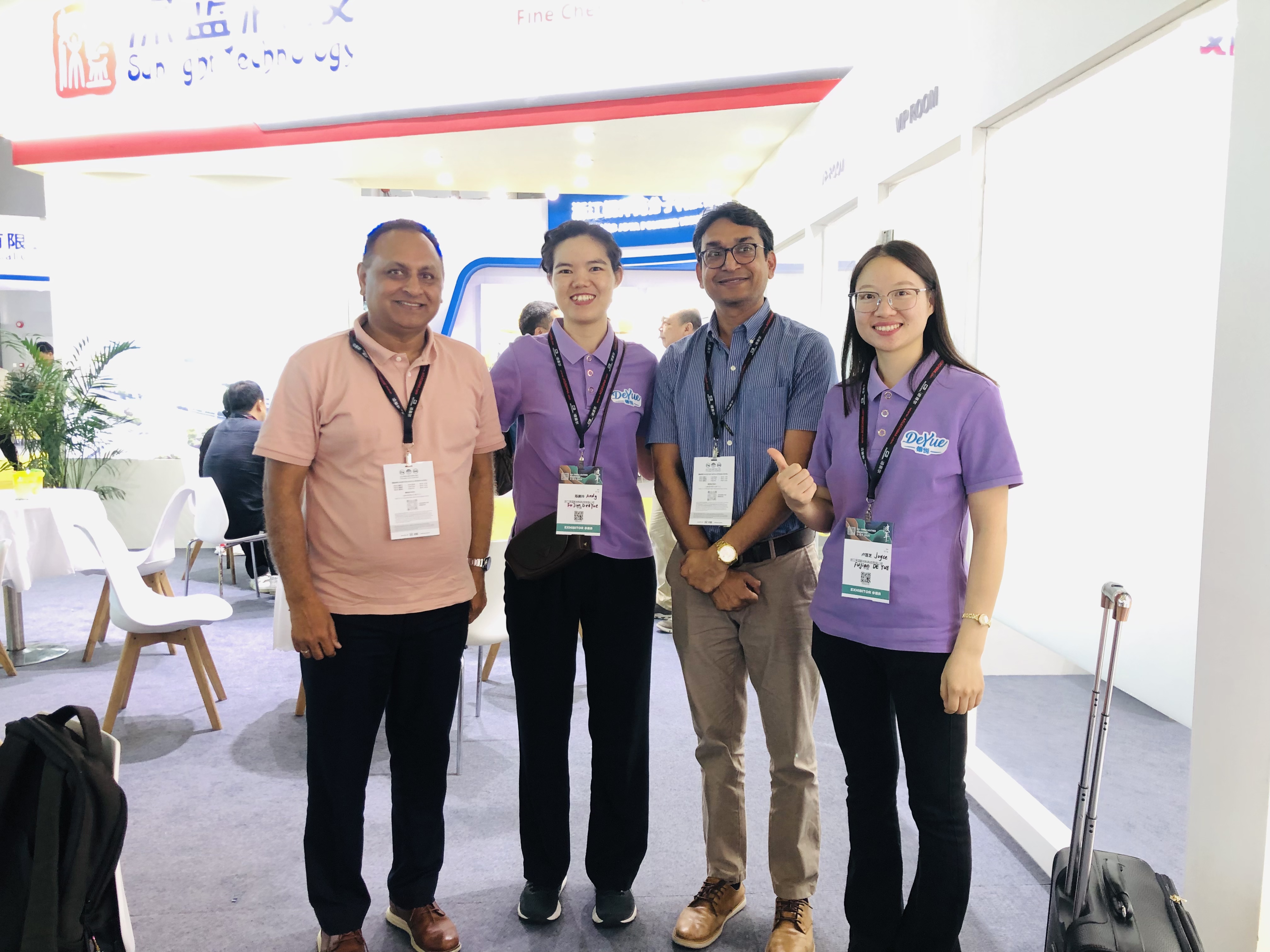 Exhibition customer visit